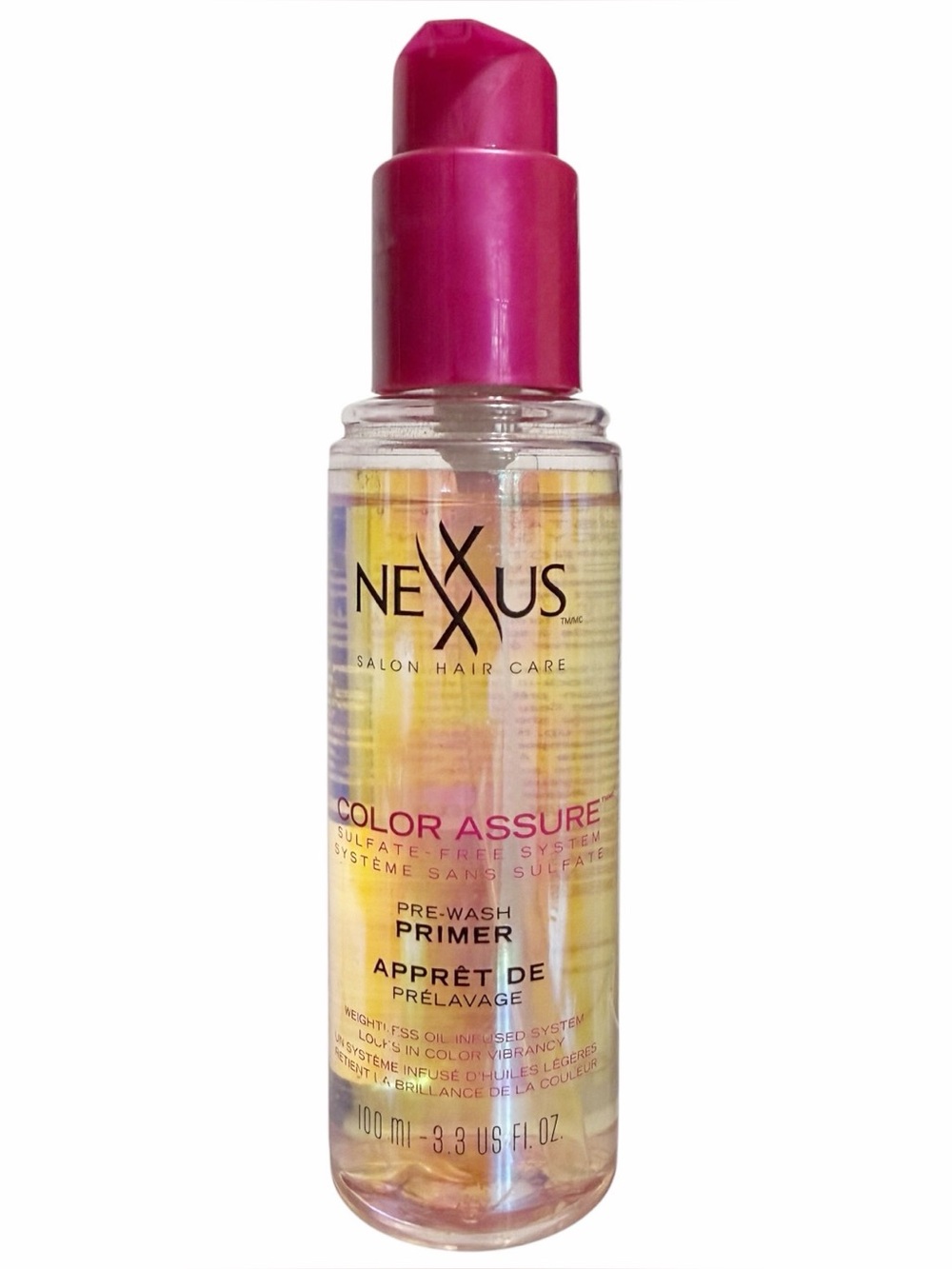 NEXXUS Color Assure Pre-Wash Primer ~ Weightless Oil Infused System 3.3 fl oz - Picture 1 of 2